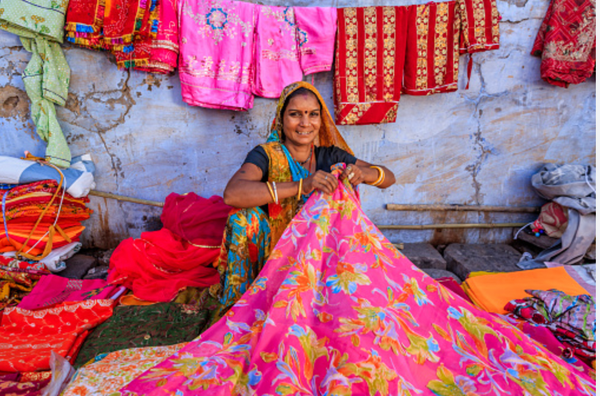 Explorando la conexión artística: la similitud entre las telas y bordados indios y los textiles mexicanos